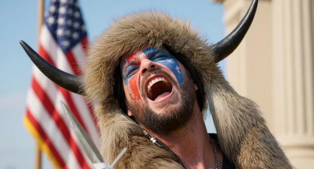 Jake Angeli, le « chaman de QAnon », candidat au poste de gouverneur de l&rsquo;Arizona