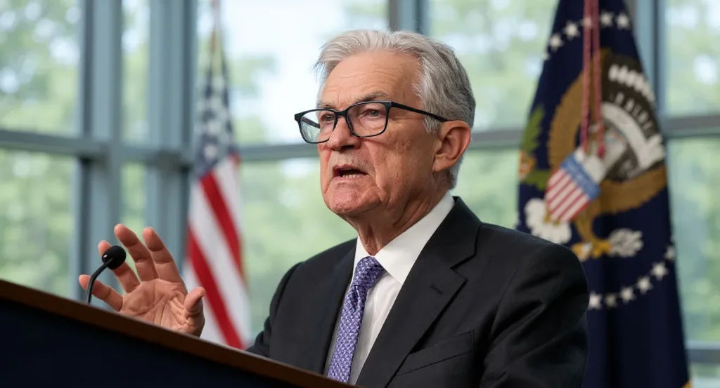 Jerome Powell dénonce des pressions politiques : Bitcoin bondit de 2%