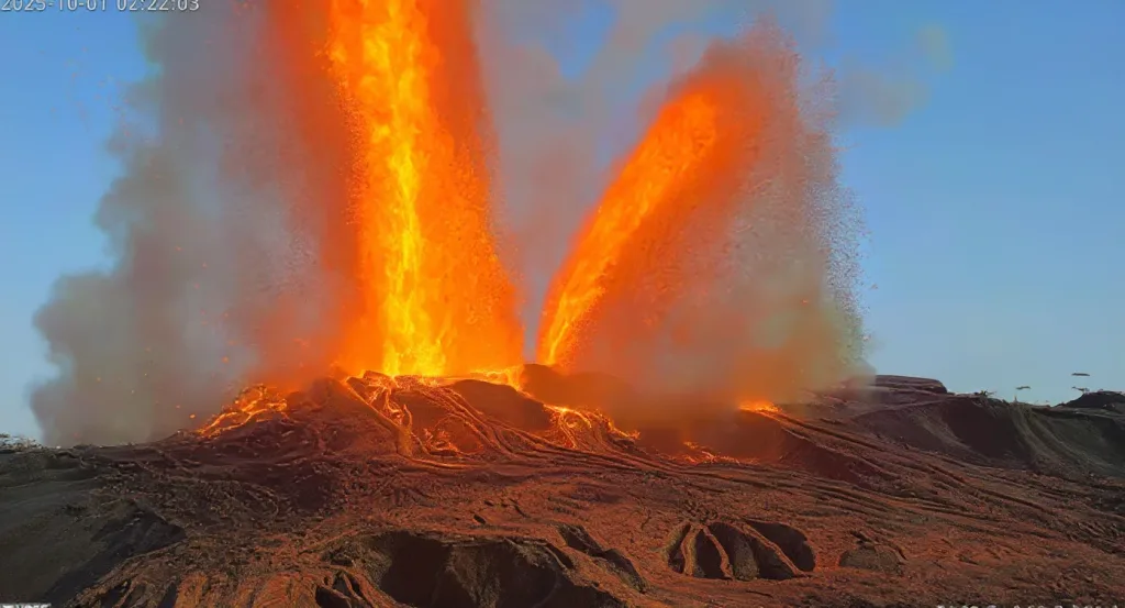 Le Kīlauea projette de la lave à 400 mètres : 23e éruption en 14 mois