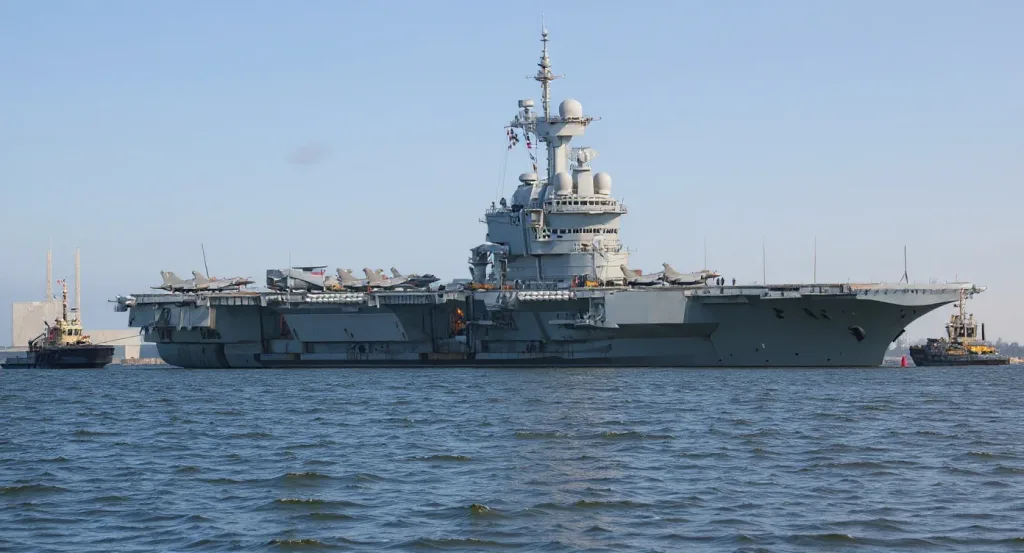 Un drone neutralisé à 13 kilomètres du porte-avions Charles de Gaulle en Suède