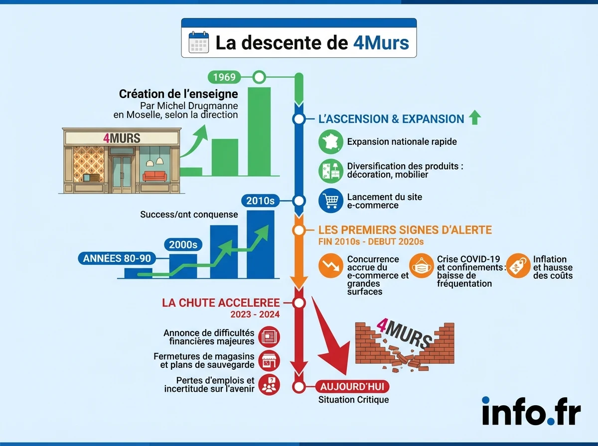 Infographie : 📅 La descente de 4Murs