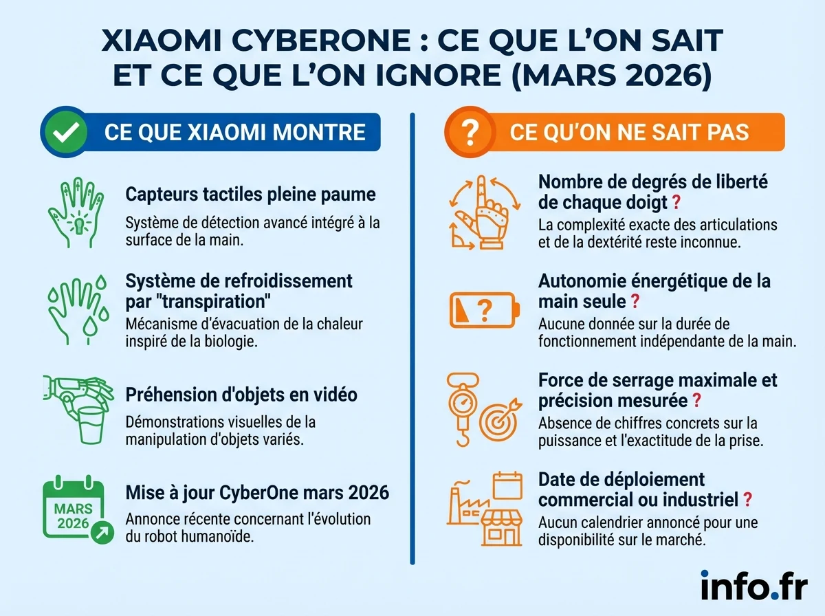 Infographie : Ce que Xiaomi montre