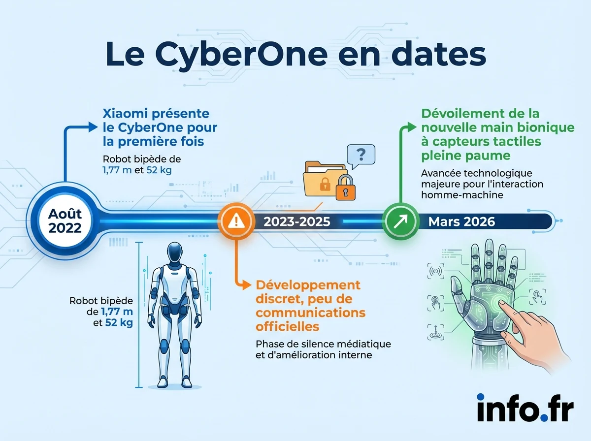 Infographie : Le CyberOne en dates