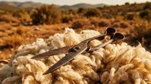 350 brebis tondues en un jour au bord du Salagou