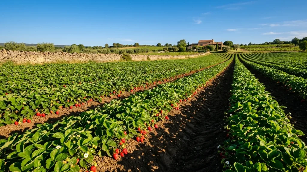 À Forcalquier, les premières gariguettes rougissent sous le soleil de Haute-Provence