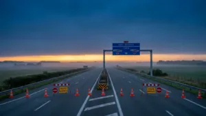 A84 : un poids lourd en feu perturbe la circulation entre Caen et Rennes