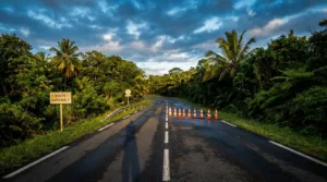 Accident sur la N4 au Gosier : perturbations ce matin en direction de Pointe-à-Pitre
