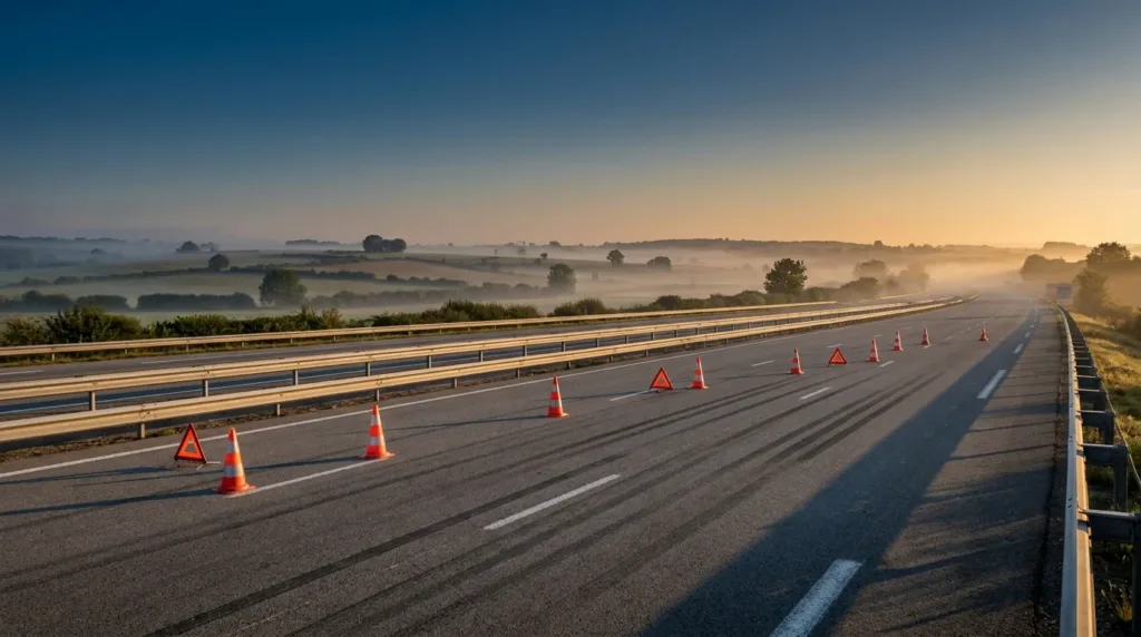 Accident sur l&rsquo;A71 près de Montluçon : blessés légers et deux heures de perturbations
