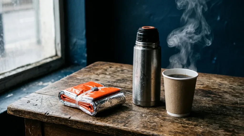 Achères : le Secours populaire sur le pont face au froid d&rsquo;avril