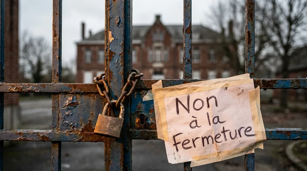 Allonne : des parents bloquent l&rsquo;école pour sauver une classe