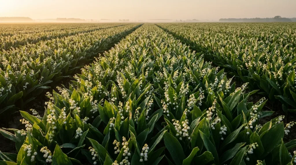 Allonnes : la cueillette du muguet démarre en avance chez Bigot Fleurs