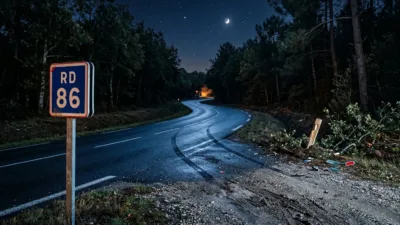 Ardèche : un jeune de 19 ans grièvement blessé après des tonneaux sur la RD86 à Cornas