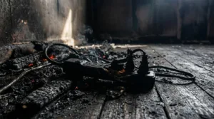 Arudy : une maison ravagée par un incendie parti d&rsquo;une chambre