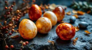 Balsièges : une exposition d&rsquo;œufs peints célèbre les traditions pascales lozériennes