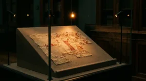 Bayeux : la ministre de la Culture visite le chantier du nouveau musée de la Tapisserie