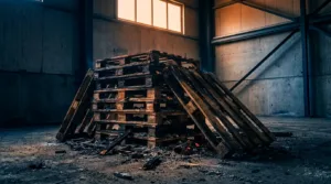 Berck : 40 pompiers mobilisés pour un incendie de 10 000 palettes