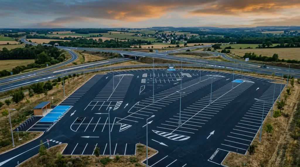 Bézu-Saint-Germain : l&rsquo;aire de covoiturage passe de 10 à 49 places