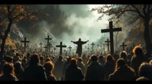 Burzet : le chemin de croix costumé rassemble plusieurs centaines de personnes