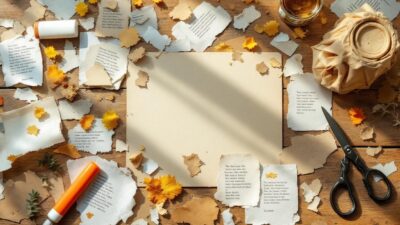 Collages poétiques à la Résidence de Nacre : un atelier autour d'Alexandre Leger