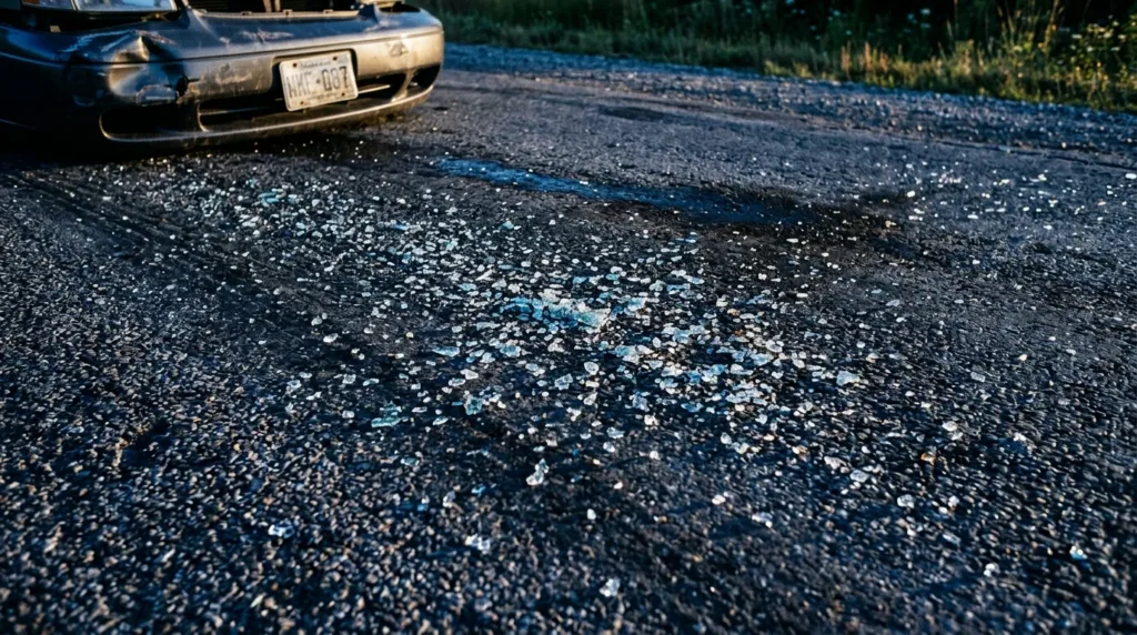 Collision entre un pick-up et un poids lourd sur la D111 à Fontivilliers