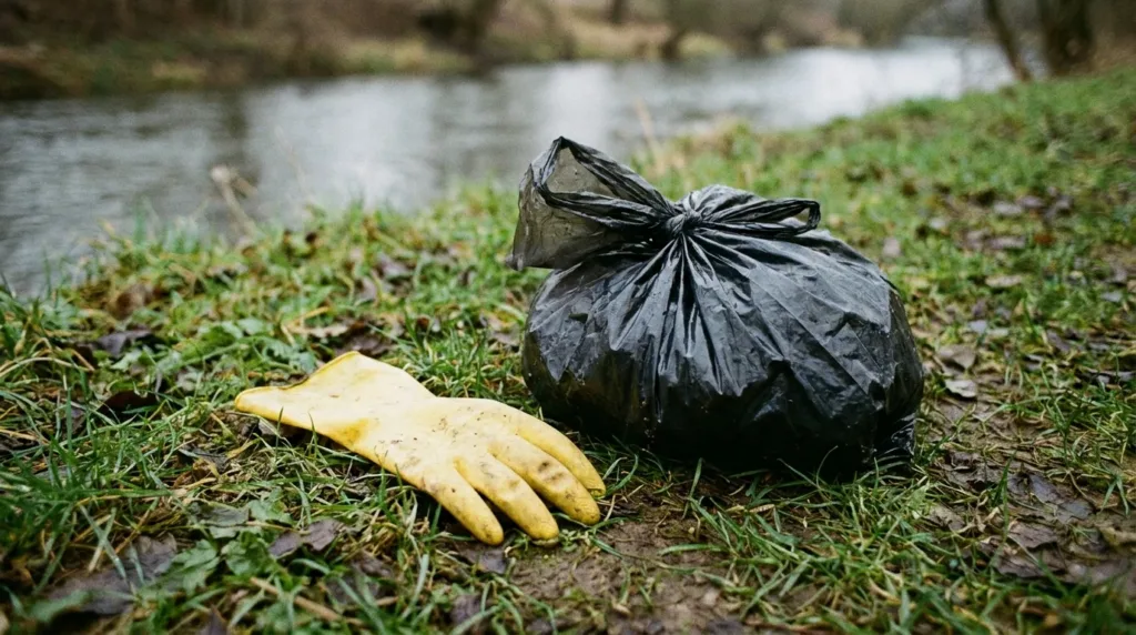 Condé-sur-Sarre : des bénévoles nettoient les berges de la Sarre