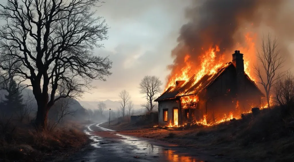 Couladère : une maison ravagée par les flammes au cœur du village