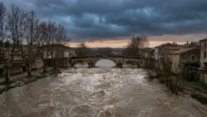 Coursan inondée : évacuations après la crue de l'Aude le 15 avril