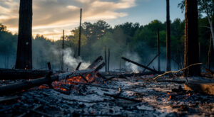 Coye-la-Forêt : près de 100 pompiers sur le premier feu de forêt de la saison dans l&rsquo;Oise