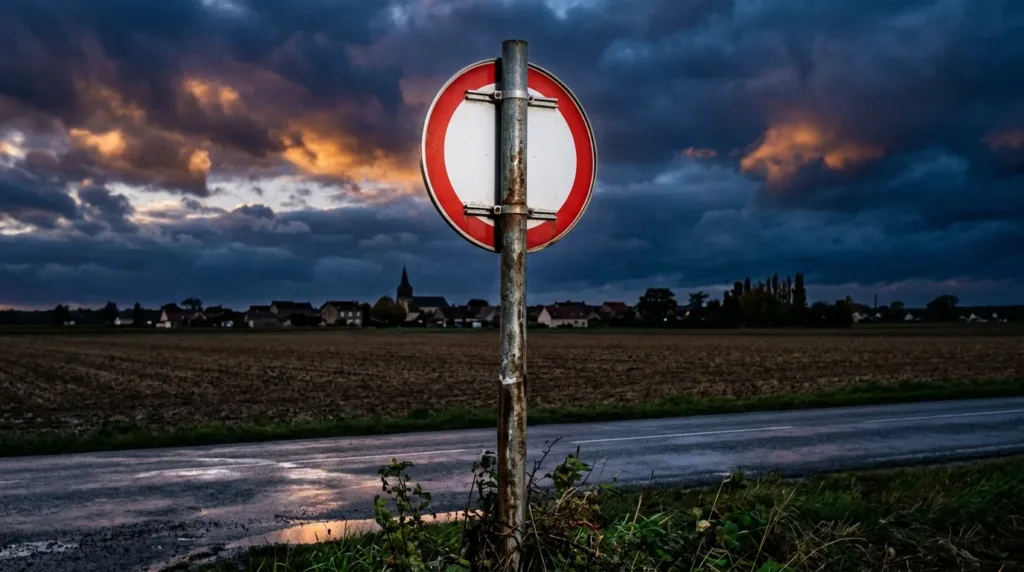 Deux-Sèvres : les agriculteurs retournent les panneaux pour dire que « ça marche sur la tête »
