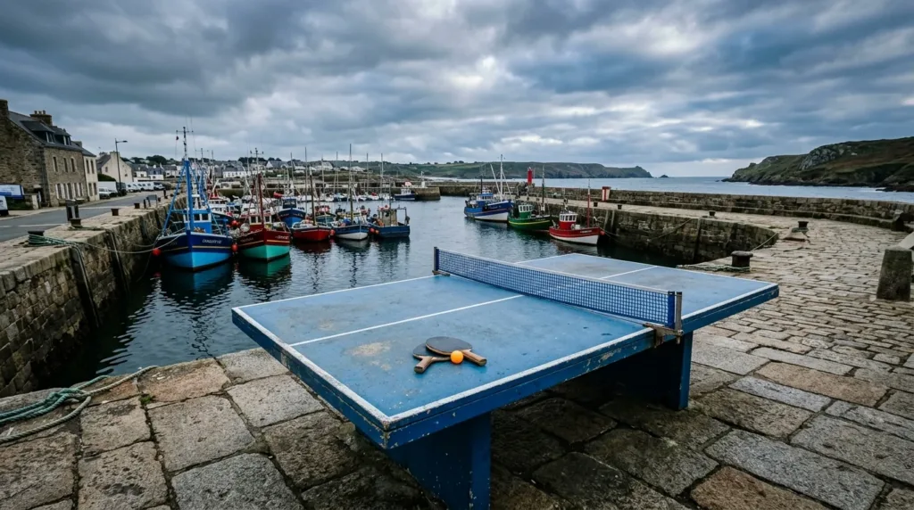 Douarnenez : les écoliers du littoral se retrouvent autour d&rsquo;une table de ping-pong