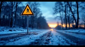 Douelle : verglas persistant en avril, les services du Lot interviennent