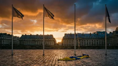 Drapeau ukrainien décroché à Besançon : le premier symbole qui trahit la bascule