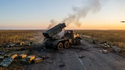 Drone FP-2 ukrainien neutralise un Tornado-S russe à Melitopol