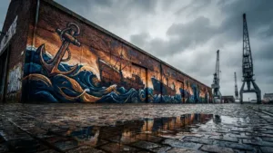 Dunkerque : l'art urbain s'empare du port et de son histoire maritime