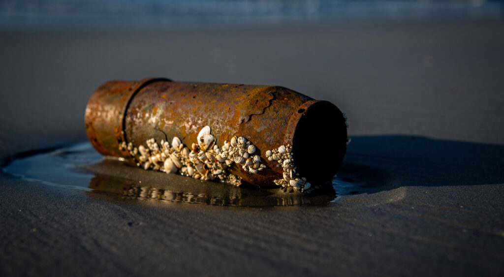 Equihen-Plage : un obus de la Seconde Guerre mondiale neutralisé par la Marine nationale