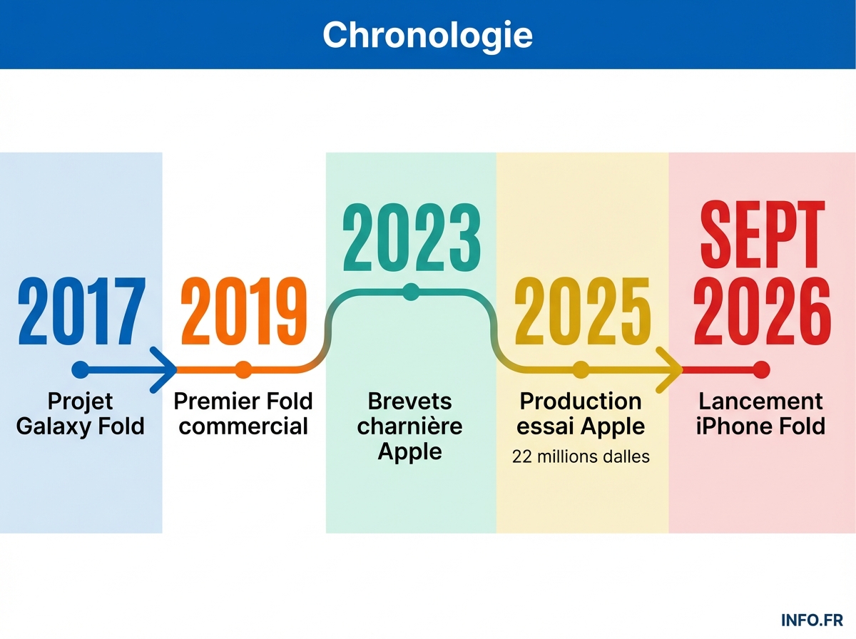 Infographie chronologie