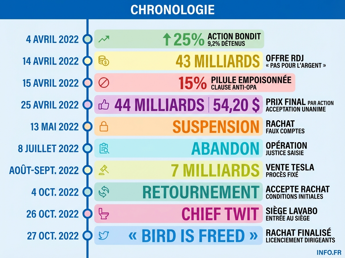 Infographie chronologie