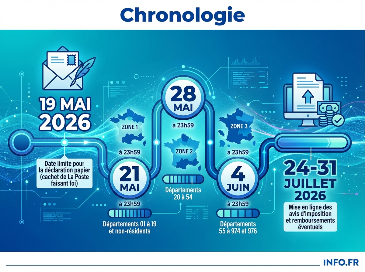 Infographie chronologie