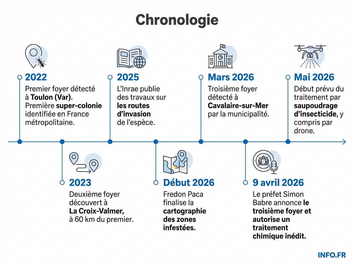 Infographie chronologie