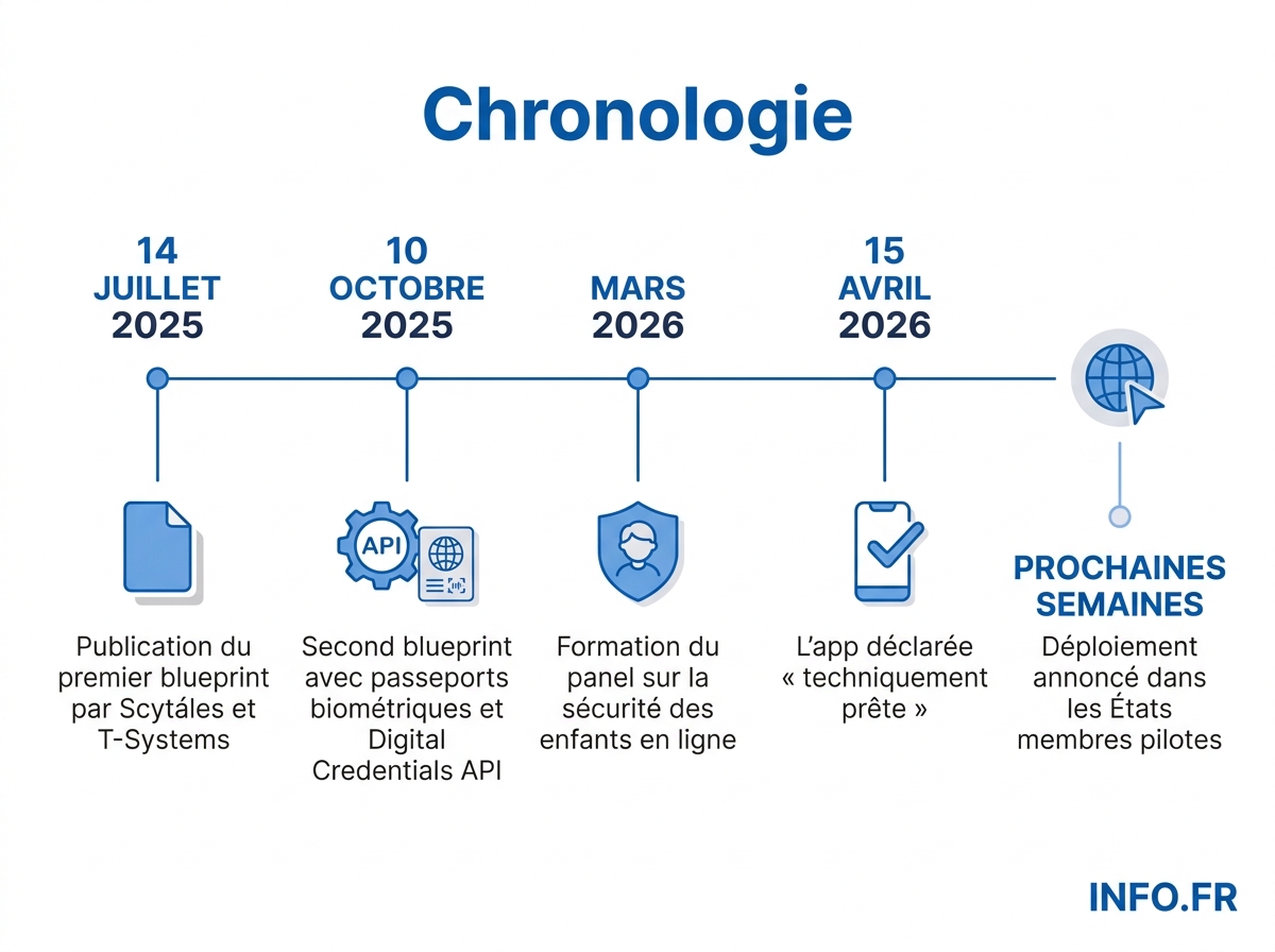 Infographie chronologie