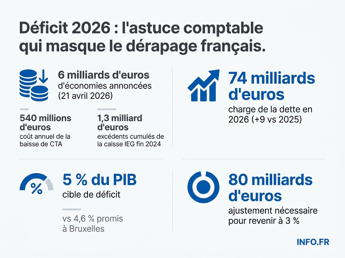 Les chiffres clés du budget 2026 présenté par Sébastien Lecornu, entre économies annoncées et dérapage de la trajectoire européenne.