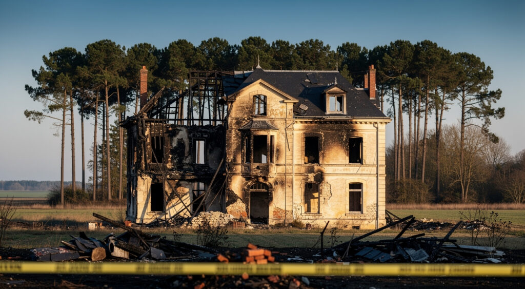 Gironde : quatre suspects mis en examen pour l&rsquo;incendie criminel mortel du château de la Corderie
