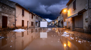 Gourdan-Polignan sous les eaux : un orage violent noie le village en 15 minutes