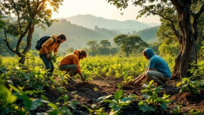 Gramat : des volontaires plantent des haies pour protéger la biodiversité du causse