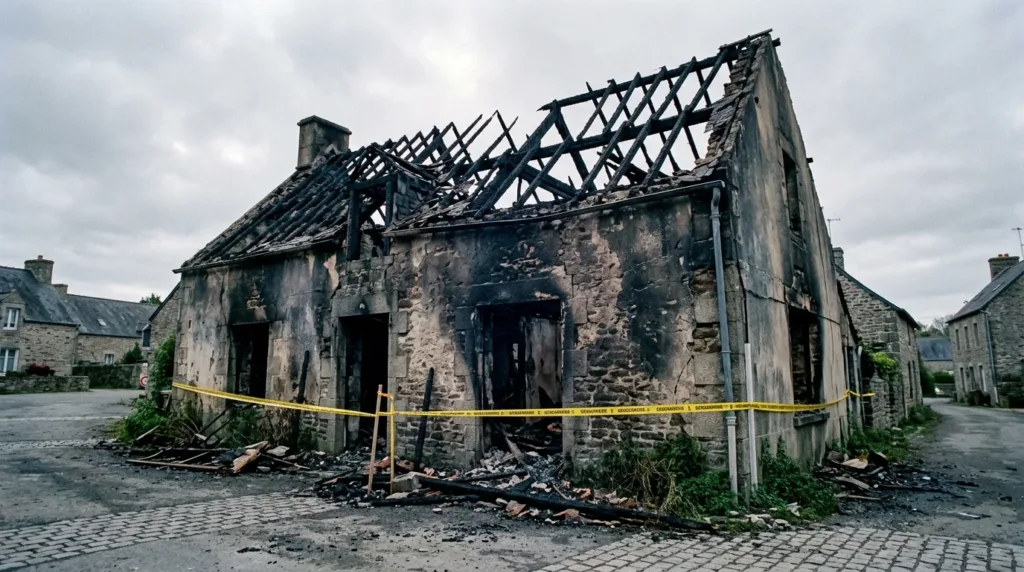 Granzay-Gript : un corps découvert dans une maison en flammes, enquête ouverte