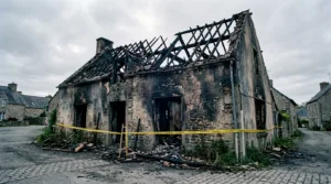 Granzay-Gript : un corps découvert dans une maison en flammes, enquête ouverte