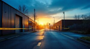 Guéret : incendie maîtrisé dans un entrepôt industriel, aucune victime