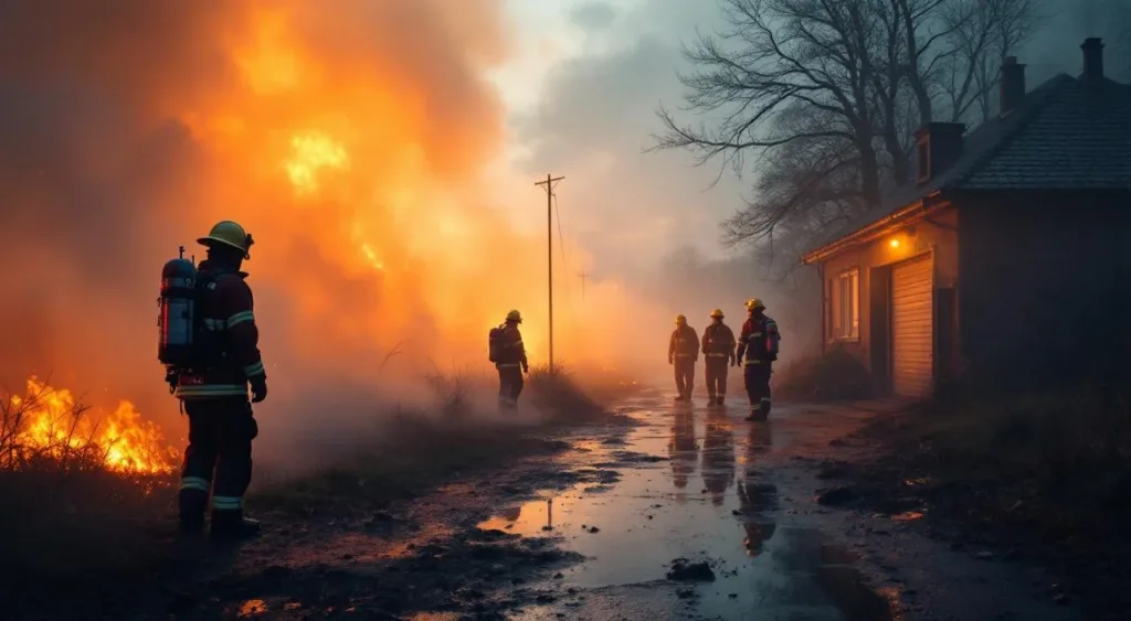 Guérigny : les pompiers volontaires formés aux risques climatiques nivernais