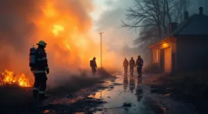 Guérigny : les pompiers volontaires formés aux risques climatiques nivernais
