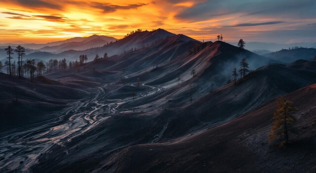 Incendie à Altier : 110 hectares ravagés au pied du Mont Lozère